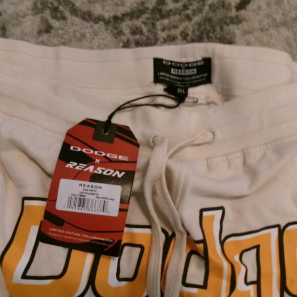 DODGE X REASON LIMITED EDITION COLLABORATION SRT HELLCAT CASUAL SHORTS - 5XL 96 - Picture 5 of 6